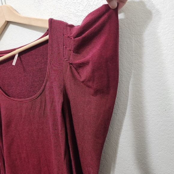 Free People Penelope Puffed Sleeve Top Size L - Picture 5 of 11